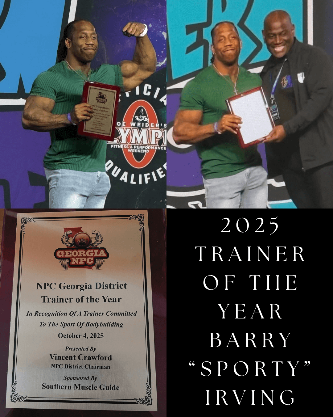Coach of the Year - Barry “Sporty” Irving